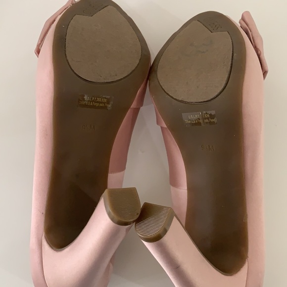 Guess Pink Satin Heels Size 9.5 - Picture 6 of 11